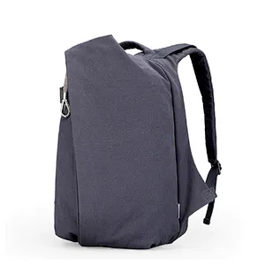 Custom Design Classic School Durable Big Zipper Canvas Back Pack Usb Backpack With Usb Charger