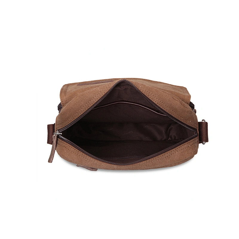Hot sale Travel canvas pouch bag popular man canvas sling bag