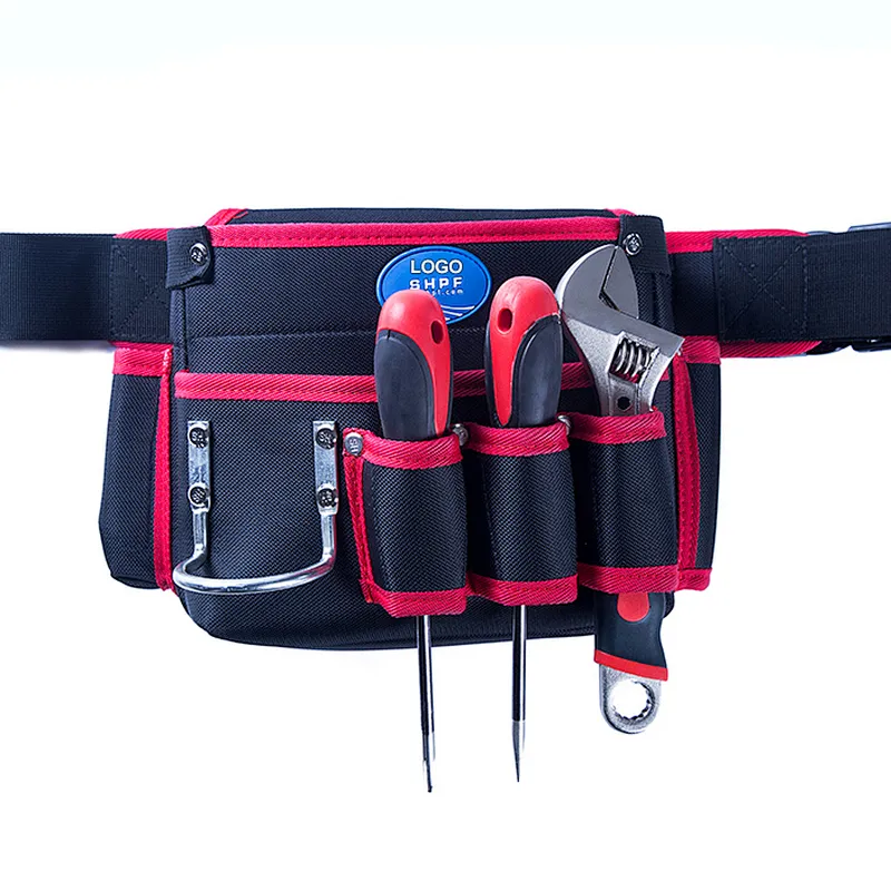 Electrician's carpenter scaffolding gardening waist tool bag belt pouch