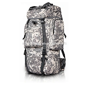 Large capacity camouflage 600D polyester military backpack
