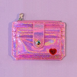 2019 New Women's Coin Purse Laser Shining Leather Card Wallet Women Mini Card Bag