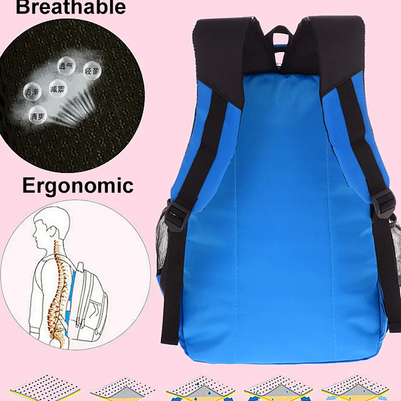 Fancy schoolbags children kids cheap nylon colorful school bag with cartoon pictures