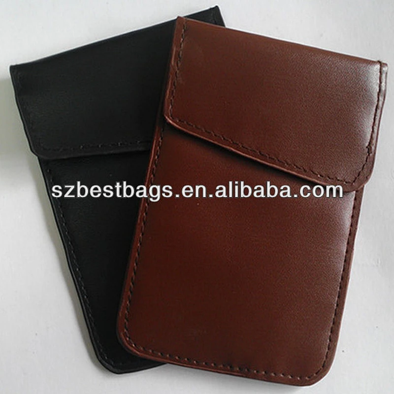 Signal blocking pouch case for mobile phone