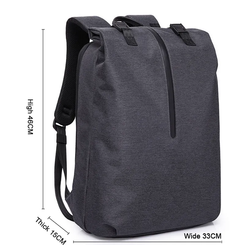 Big capacity sports travel backpack for men anti-theft business backpack with USB port