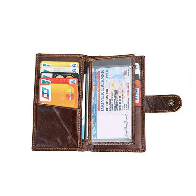 Hot Selling Fashionable Design High Quality Leather Wallet for Men