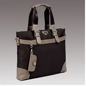 Famous brand mens business work handbag satchel hand bag for men