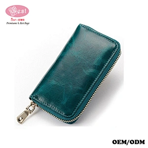 Drop Shipping Holidays Gift Vintage Real Leather Car Key Holder Wallet