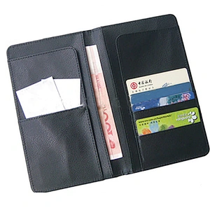 shenzhen factory leather travel rfid wallet for men