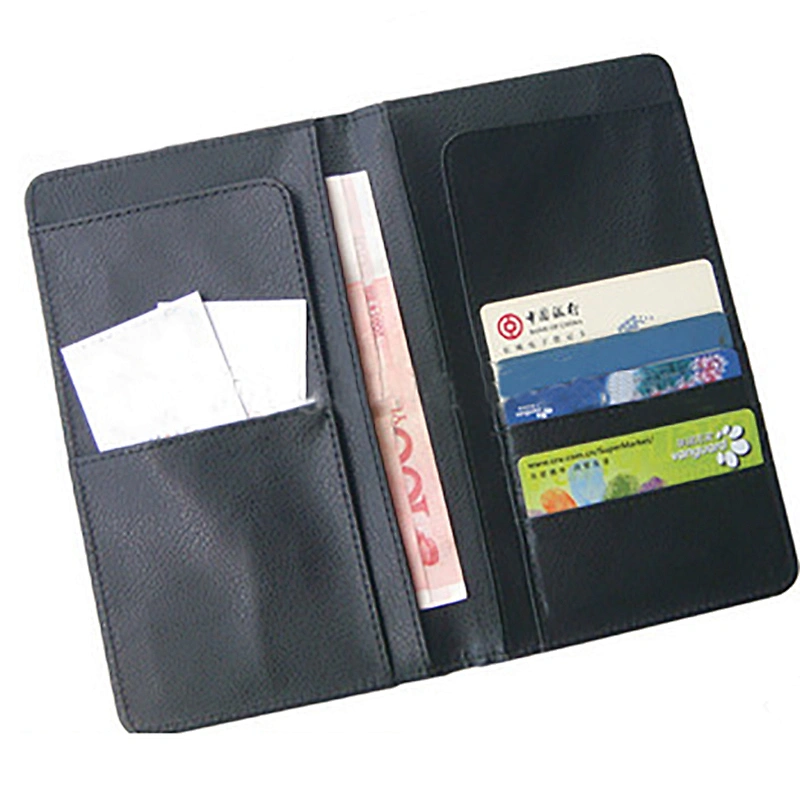 shenzhen factory leather travel rfid wallet for men