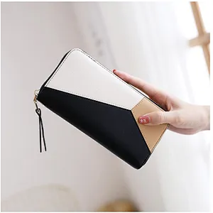 Cheap elegance waterproof printed wrist pu leather zipper phone wallet for girls