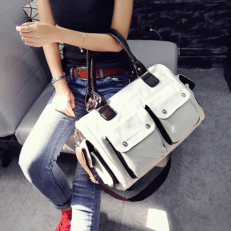 Latest college girls student hanging shoulder long strip handbags messenger bags