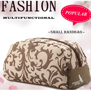 Custom young woman girls travel eco beauty cosmetic toilet toiletry bag