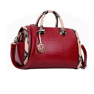 wholesales stylish elegant classic serpentine Boston bag for women for shopping or office