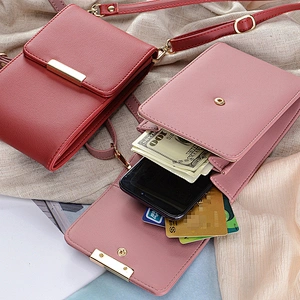 2019 New Cross-body Bag Multi-purpose Wallet Mini Vertical Mobile Phone Bags