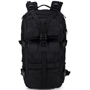 Custom big capacity waterproof travel hiking backpack double layper camouflage tactical backpack