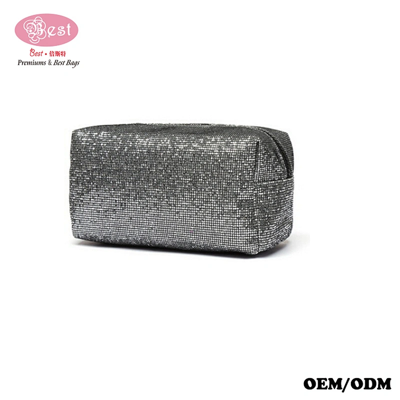 Wholesale Fashion Sequins Handbags Pouch Makeup Bags Cosmetic Bag