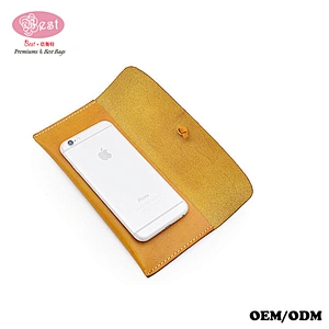 Popular Selling Handmade Leather Wallets Slim Vintage Leather Wallet