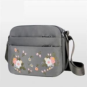 2020 Amazon top sellers stylish practical simple big capacity lady embroidered crossbody bag  for women for shopping