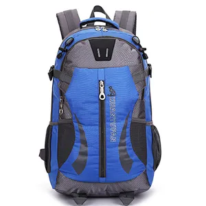 Recycled waterproof green color kids hiking daypack backpack with waist belt