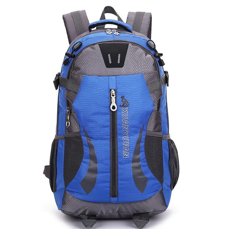 Recycled waterproof green color kids hiking daypack backpack with waist belt