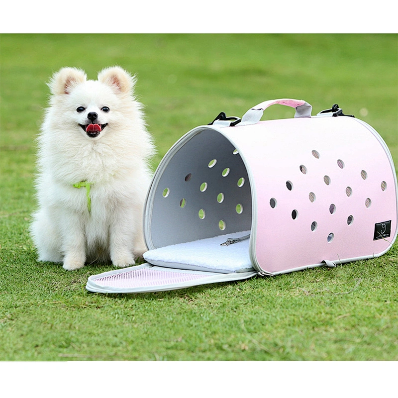 Customized portable foldable airline approved cat dog pet carrier travel tote bag