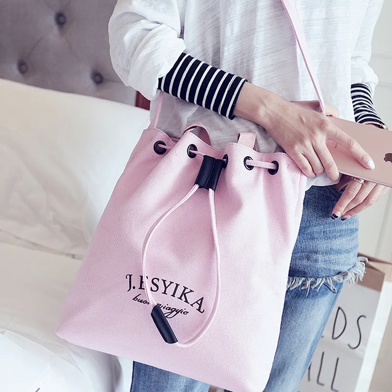 High quality eco-friendly types unique small foldable pink shoulder shopping bag