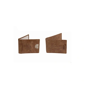 Minimalist slim top layer leather RFID tarjeta de crdito card holder wallet