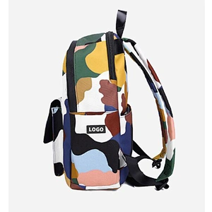 New 2019 Graffiti Printed Drawstring Backpack Hiking Shoulder Pack Simple Bundle Pocket