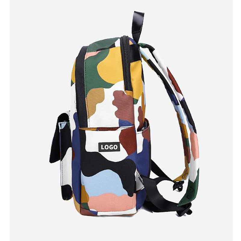 New 2019 Graffiti Printed Drawstring Backpack Hiking Shoulder Pack Simple Bundle Pocket