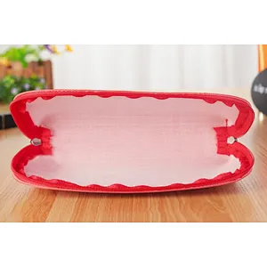 Custom PVC Travel Makeup Organizer Girls Cosmetic Pouch Bag