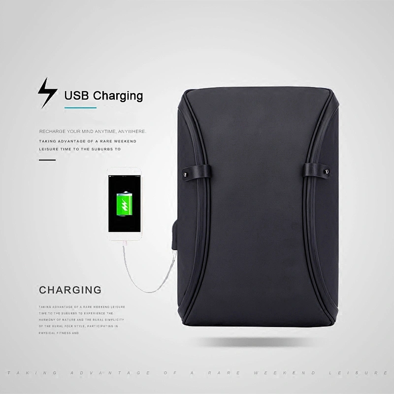 Men Chest Bag Waterproof Anti Theft Usb Charging Cross Body Shoulder bag