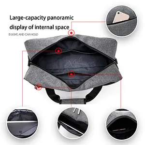 NEW Fashion School Bag College Youth Large Capacity Backpack with Charging USB port For Daily Life