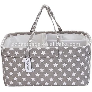 Custom 100% Cotton Canvas baby diaper bag