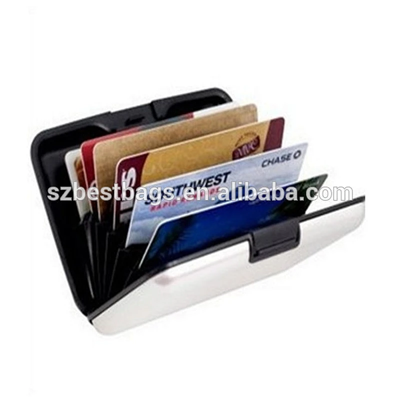 card guard metallic aluminum RFID wallet