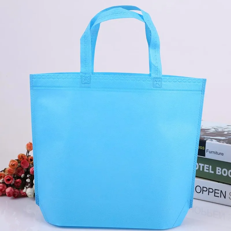 Custom made standard size non woven non-woven fabric logo shopping bags for shopping
