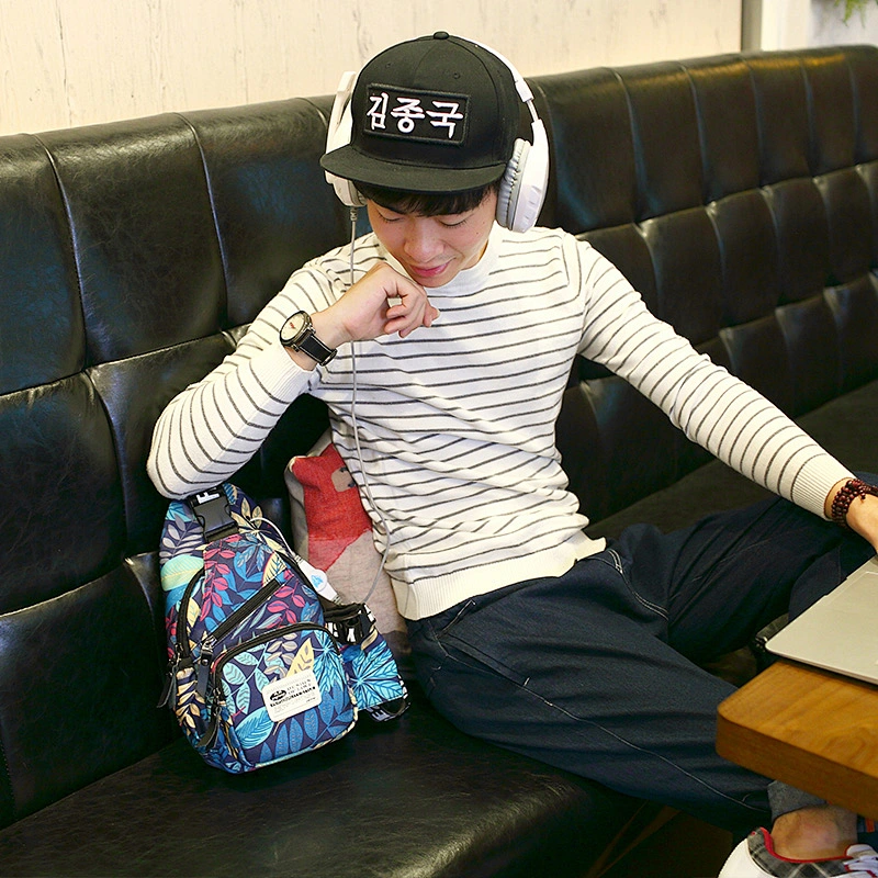 trendy travel sport crossbody shoulder sling  Korean cheap backpack bag for teenagers