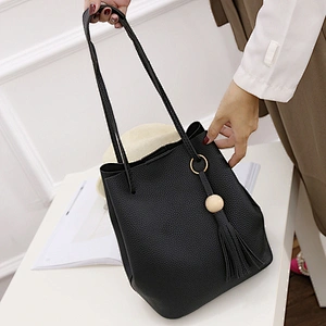Wholesale cheap cross body ladies women's bucket hand sling bag handbags from china