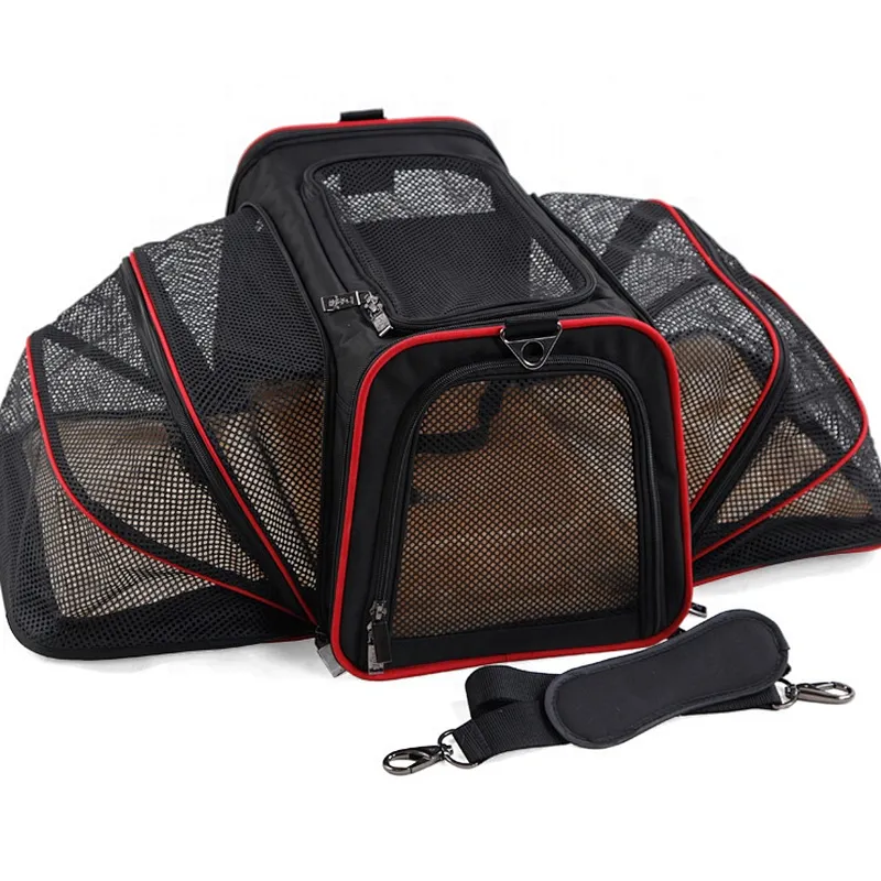 Airline Approved Soft-Sided Outdoor Pet Dog Hutch Carrier Sling Bag