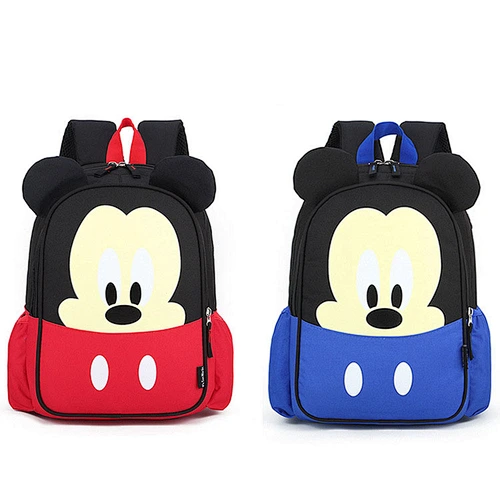 custom Cute Cartoon mickey mouse kids school bag for school