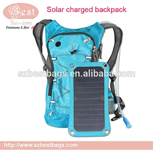 cheap smart solar chargeable backpack