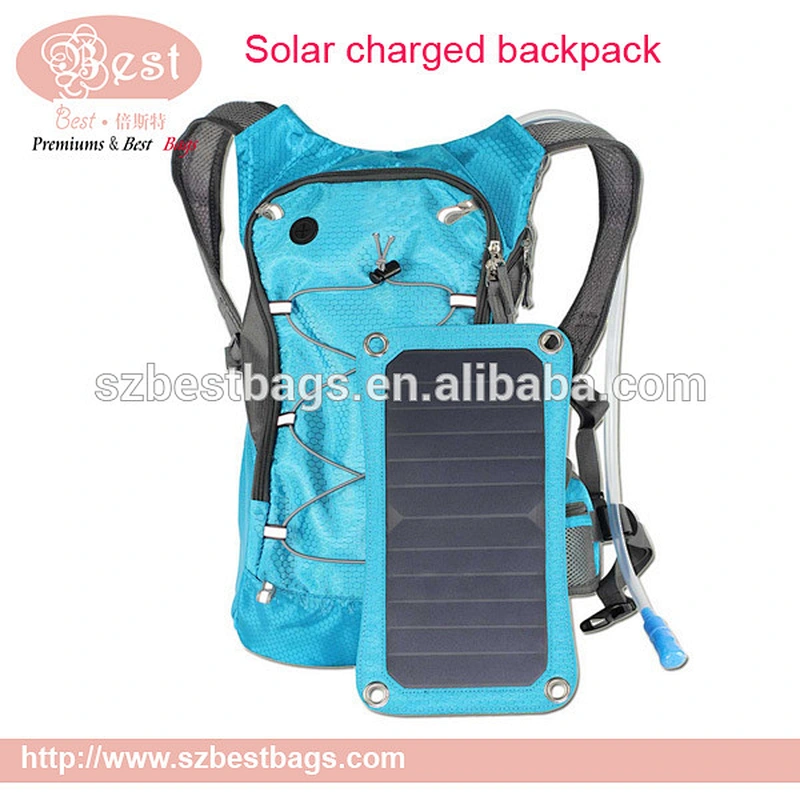 cheap smart solar chargeable backpack