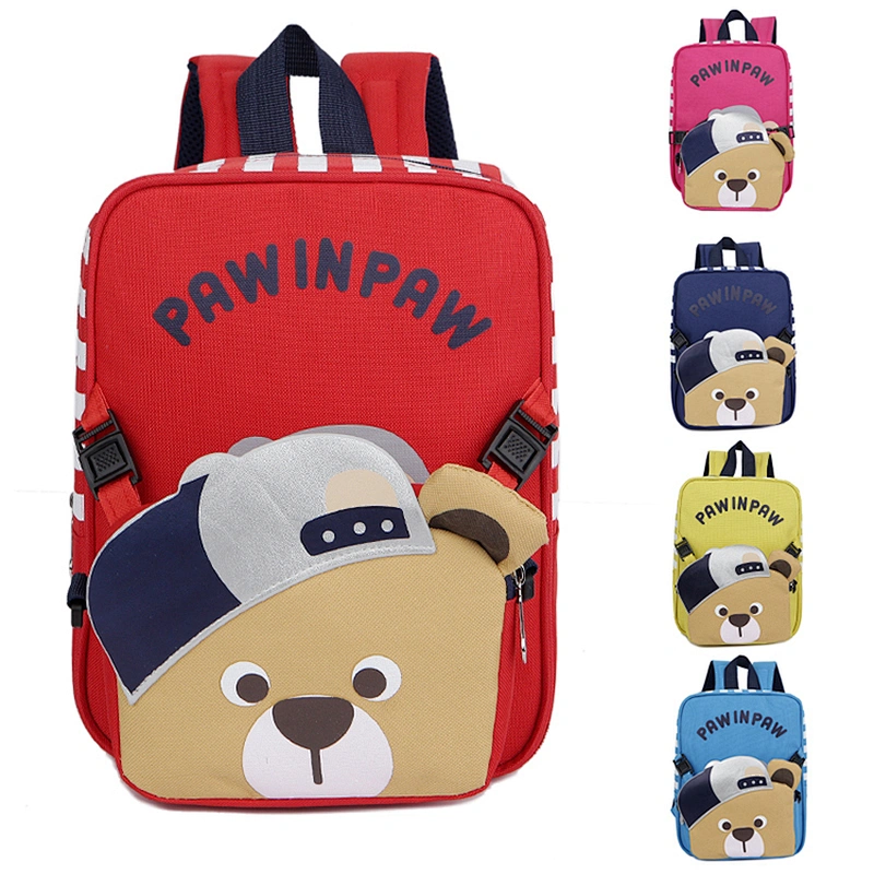 Trendy cheap low price cute durable kids bear backpack school back bag for kids