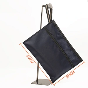 Hot Selling Oxford Cloth Handbag File Bag Conference Bag Briefcase with two zippers