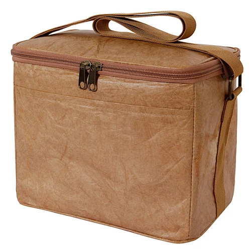 Tyvek Insulated Paper Lunch Case Water Resistant Cooler Bag Reusable Lunch Bag