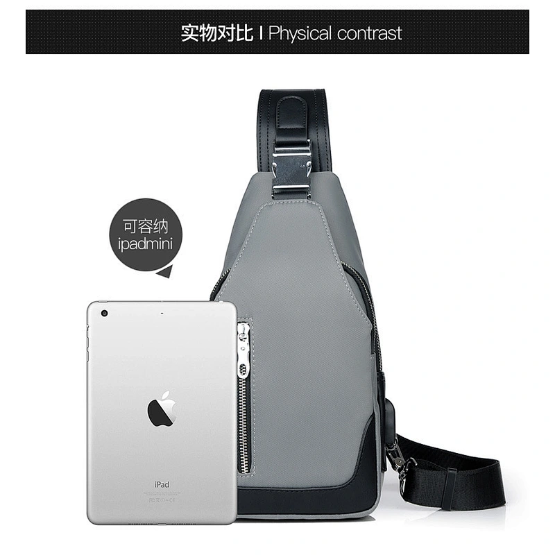 Waterproof durable large capacity portable oxford cloth chest bag for travel or sports