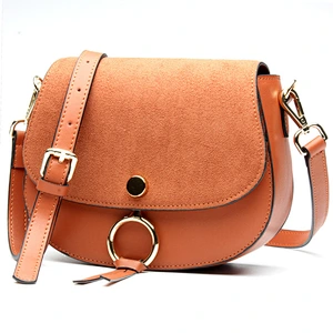 2019 new style  leather mini Crossbody Bag and Small Satchel messenger leather bag Vintage  Saddle Handbag and Shoulder Bag