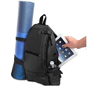 One shoulder strap yoga bag sling backpack