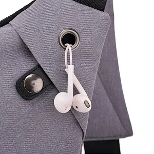 Multi Pocket Chest Bag For Male Messenger Bag Men Anti-Theft Sling Men Bag