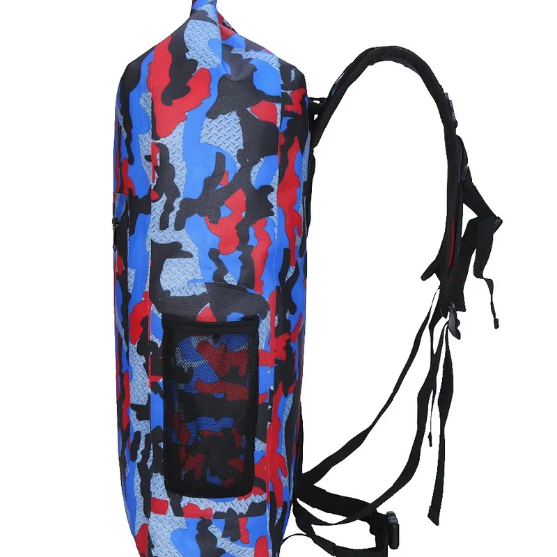 Wholesale custom pvc camouflage waterproof wet dry bag backpack for swimming