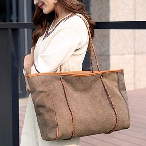 2020 top selling elegent simple practical shopping bag canvas for women for shopping